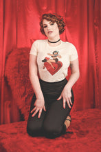 Load image into Gallery viewer, All My Love Fitted Tee in Ivory
