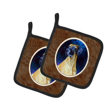 Load image into Gallery viewer, Great Dane Pot Holders - Set of 2 Decorative Kitchen Helpers | Made in the USA 7277PTHD