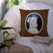 Load image into Gallery viewer, White Great Dane Throw Pillow - 14x14 Decorative Pillow – Art for Your Home &amp; Patio 7279PW1414