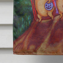 Load image into Gallery viewer, Trick or Treat Halloween Pug Flag Canvas House Size