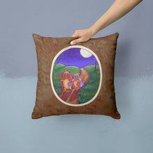 Load image into Gallery viewer, Trick or Treat Halloween Pug Throw Pillow - 14x14 Decorative Pillow – Art for Your Home &amp; Patio 7281PW1414