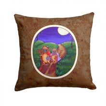 Load image into Gallery viewer, Trick or Treat Halloween Pug Throw Pillow - 14x14 Decorative Pillow – Art for Your Home &amp; Patio 7281PW1414