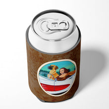 Load image into Gallery viewer, Great Dane with Mona Lisa Can or Bottle Hugger 7282CC