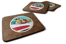 Load image into Gallery viewer, Great Dane with Mona Lisa Foam Coaster  7282FC