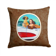 Load image into Gallery viewer, Great Dane with Mona Lisa Throw Pillow - 14x14 Decorative Pillow – Art for Your Home &amp; Patio 7282PW1414