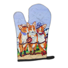 Load image into Gallery viewer, Cowboy Corgi Oven Mitt 7283OVMT