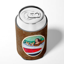 Load image into Gallery viewer, Mona Lisa with  Corgi Can or Bottle Hugger 7284CC