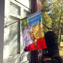 Load image into Gallery viewer, Corgi Flag Canvas House Size