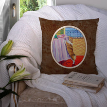 Load image into Gallery viewer, Corgi Throw Pillow - 14x14 Decorative Pillow – Art for Your Home &amp; Patio 7285PW1414