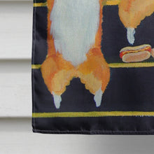 Load image into Gallery viewer, Go Team Corgi Flag Canvas House Size