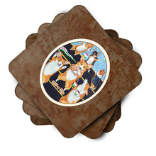 Load image into Gallery viewer, Go Team Corgi Pembroke Foam Coaster  7286FC