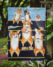 Load image into Gallery viewer, Go Team Corgi Garden Flag – Decorative Outdoor Yard Flag
