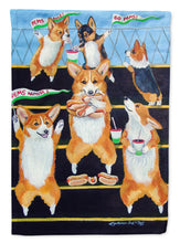 Load image into Gallery viewer, Go Team Corgi Garden Flag – Decorative Outdoor Yard Flag