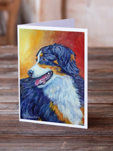 Load image into Gallery viewer, Australian Shepherd Greeting Cards -  Blank Note Cards – 8-Pack of Artist-Designed Cards with Envelopes