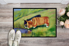 Load image into Gallery viewer, Corgi Doormat Doormat - Large 24x36 – Indoor/Outdoor Floor Mat