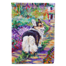 Load image into Gallery viewer, Corgi Garden Path Flag Canvas House Size 7297CHF