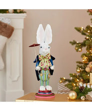 Load image into Gallery viewer, 18&quot;HOLLYWOOD WHITE RABBIT NUTCRACKER