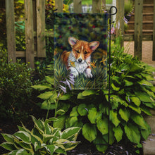 Load image into Gallery viewer, Corgi Pup and Daffodils Garden Flag – Decorative Outdoor Yard Flag 7300GF