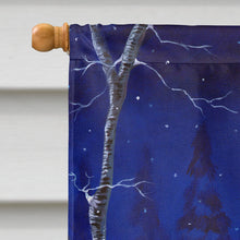 Load image into Gallery viewer, Corgi Christmas Peace Flag Canvas House Size 7304CHF