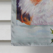 Load image into Gallery viewer, Corgi Christmas Window Flag Canvas House Size 7305CHF