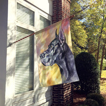 Load image into Gallery viewer, Great Dane Black Cropped Flag Canvas House Size 7307CHF
