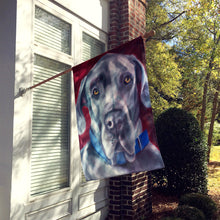 Load image into Gallery viewer, Great Dane Natural Ears Blue Collar Flag Canvas House Size 7310CHF