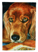 Load image into Gallery viewer, Irish Setter Serious Garden Flag – Decorative Outdoor Yard Flag 7315GF