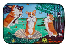 Load image into Gallery viewer, Corgi Birth of Venus Dish Drying Mat – Absorbent, Artistic Kitchen Essentials 7319DDM