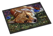 Load image into Gallery viewer, Corgi Pastel Butterfly Doormat - 24x36 Decorative Floor Mat – Indoor/Outdoor Rug