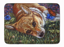 Load image into Gallery viewer, Corgi Pastel Butterfly Machine Washable Memory Foam Mat 7325RUG