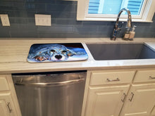 Load image into Gallery viewer, English Setter Pup Dish Drying Mat – Absorbent, Artistic Kitchen Essentials 7330DDM