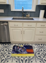 Load image into Gallery viewer, Black French Bulldog Sunny Machine Washable Memory Foam Mat 7331RUG