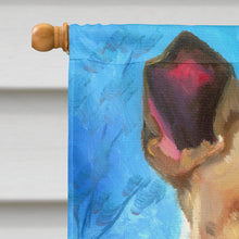 Load image into Gallery viewer, Bull Terrier Rose for Mom Flag Canvas House Size 7339CHF