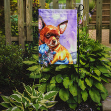 Load image into Gallery viewer, Chihuahua with Teddy Bear Garden Flag – Decorative Outdoor Yard Flag 7340GF