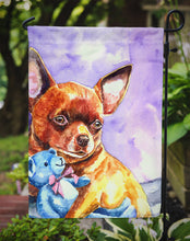 Load image into Gallery viewer, Chihuahua with Teddy Bear Garden Flag – Decorative Outdoor Yard Flag 7340GF