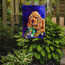 Load image into Gallery viewer, Cocker Spaniel with Frog Garden Flag – Decorative Outdoor Yard Flag 7342GF