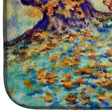 Load image into Gallery viewer, Autumn Airedale Terrier Dish Drying Mat – Absorbent, Artistic Kitchen Essentials 7343DDM