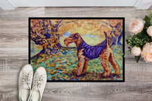 Load image into Gallery viewer, Autumn Airedale Terrier Doormat - 18x27 Decorative Floor Mat – Indoor/Outdoor Rug with Artistic Flair 7343MAT