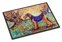 Load image into Gallery viewer, Autumn Airedale Terrier Doormat - 18x27 Decorative Floor Mat – Indoor/Outdoor Rug with Artistic Flair 7343MAT