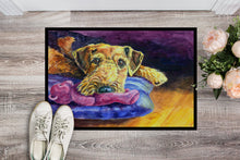 Load image into Gallery viewer, Airedale Terrier Teddy Bear Doormat - 18x27 Decorative Floor Mat – Indoor/Outdoor Rug with Artistic Flair 7345MAT
