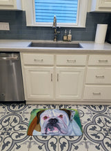 Load image into Gallery viewer, Miss English Bulldog Machine Washable Memory Foam Mat 7350RUG