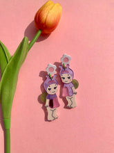 Load image into Gallery viewer, Shelly Snail Acrylic Earrings