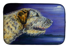 Load image into Gallery viewer, Irish Wolfhound Looking Dish Drying Mat – Absorbent, Artistic Kitchen Essentials 7352DDM