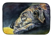 Load image into Gallery viewer, Irish Wolfhound Sleeper Dish Drying Mat – Absorbent, Artistic Kitchen Essentials 7353DDM