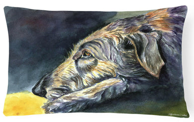 Irish Wolfhound Sleeper Fabric Decorative Pillow 7353PW1216