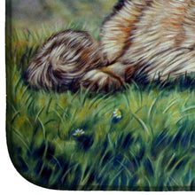 Load image into Gallery viewer, Wolf and Hummingbird Dish Drying Mat – Absorbent, Artistic Kitchen Essentials 7356DDM