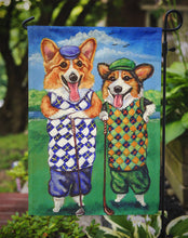 Load image into Gallery viewer, Corgi Golfers Garden Flag – Decorative Outdoor Yard Flag 7361GF
