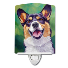 Load image into Gallery viewer, Tricolor Pembroke Corgi Ceramic Night Light 7364CNL