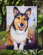 Load image into Gallery viewer, Pembroke Corgi Waiting Garden Flag – Decorative Outdoor Yard Flag 7365GF