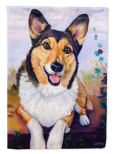 Load image into Gallery viewer, Pembroke Corgi Waiting Garden Flag – Decorative Outdoor Yard Flag 7365GF